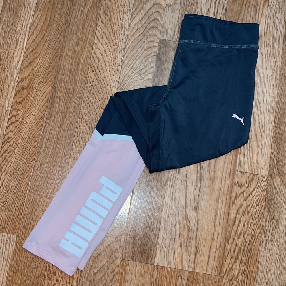 Puma Girls Color Block Leggings